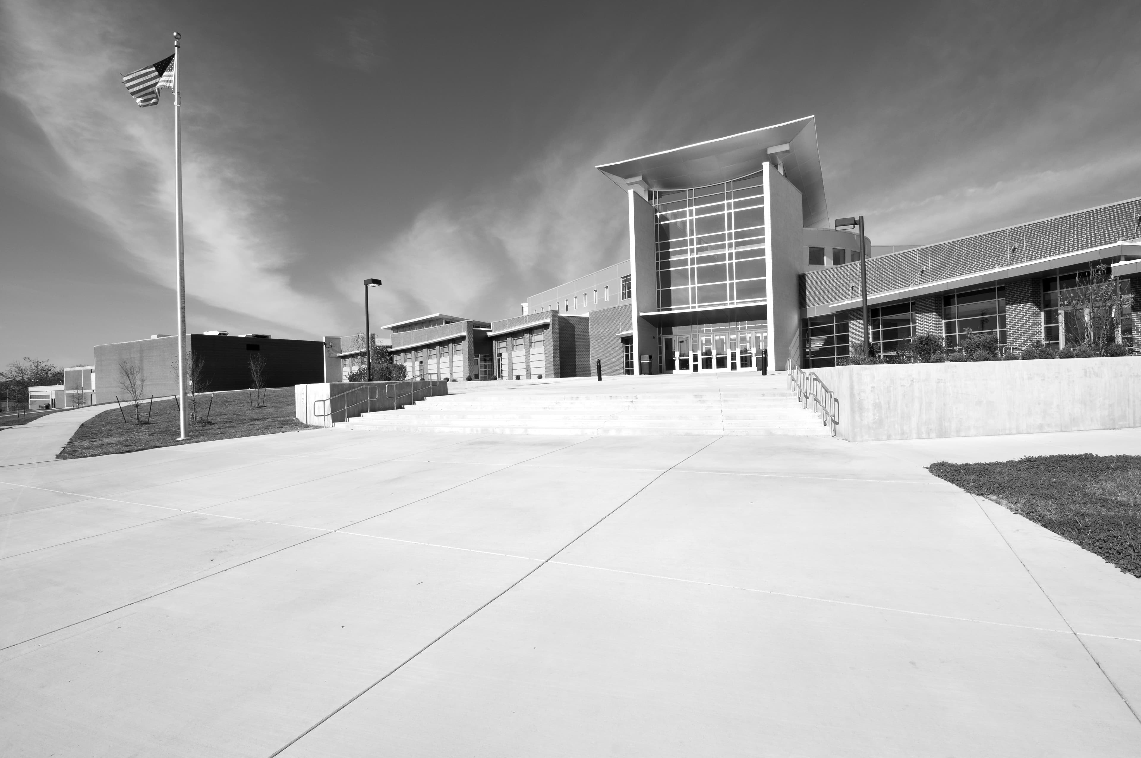 School building exterior